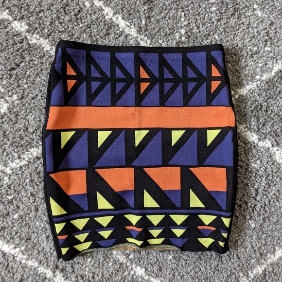 Rachel Roy knit Aztec print mini sz:XS - Picture 2 of 5